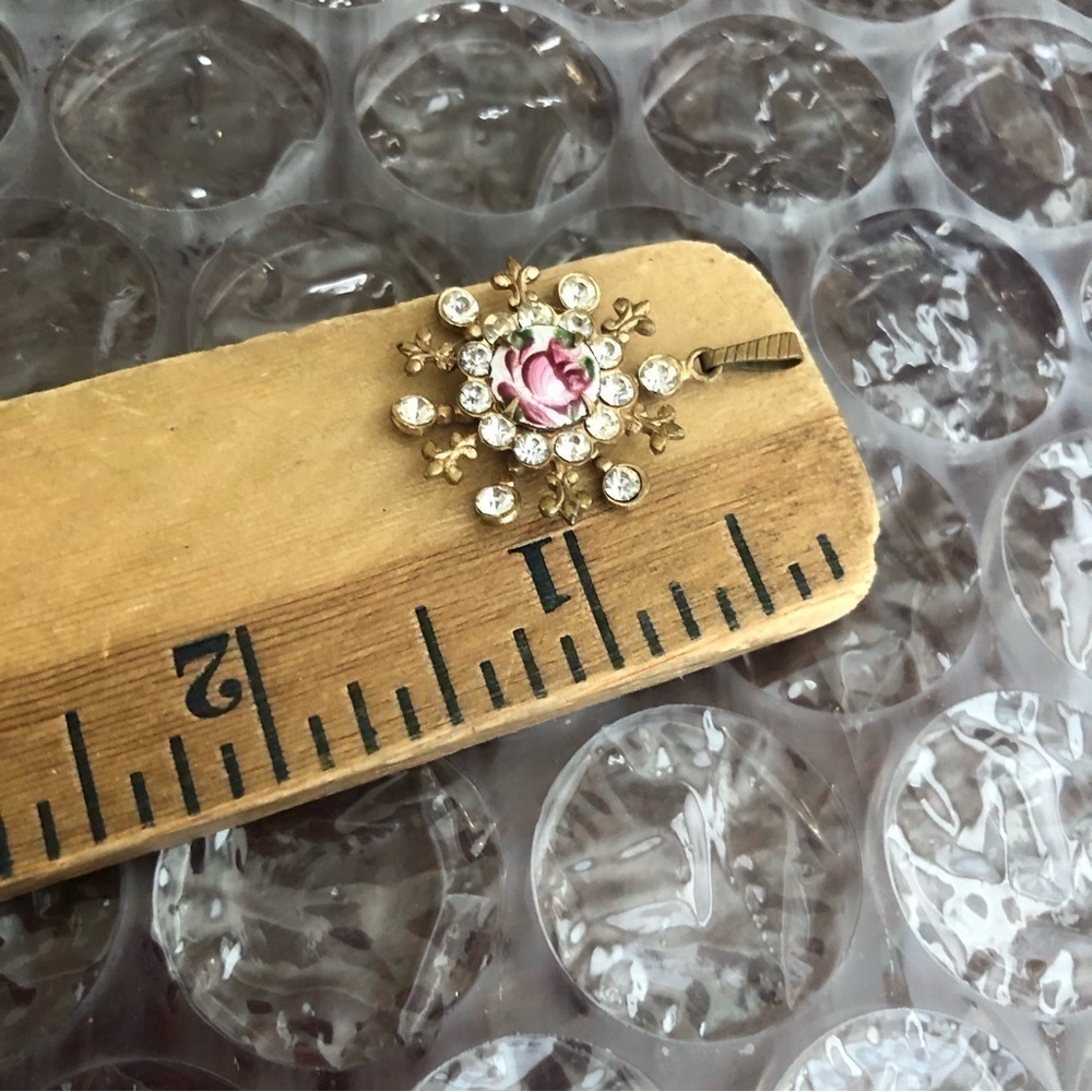 Sterling Silver and Gold Two-Tone Filigree Pendant - Women's Jewelry - Picture 5 of 6